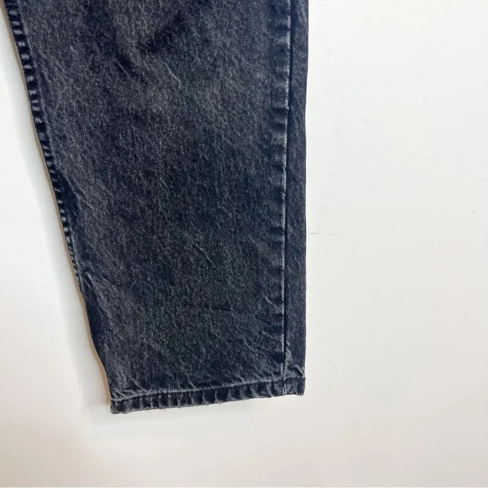 Zara Black Straight Leg Distressed Jeans - Picture 3 of 8